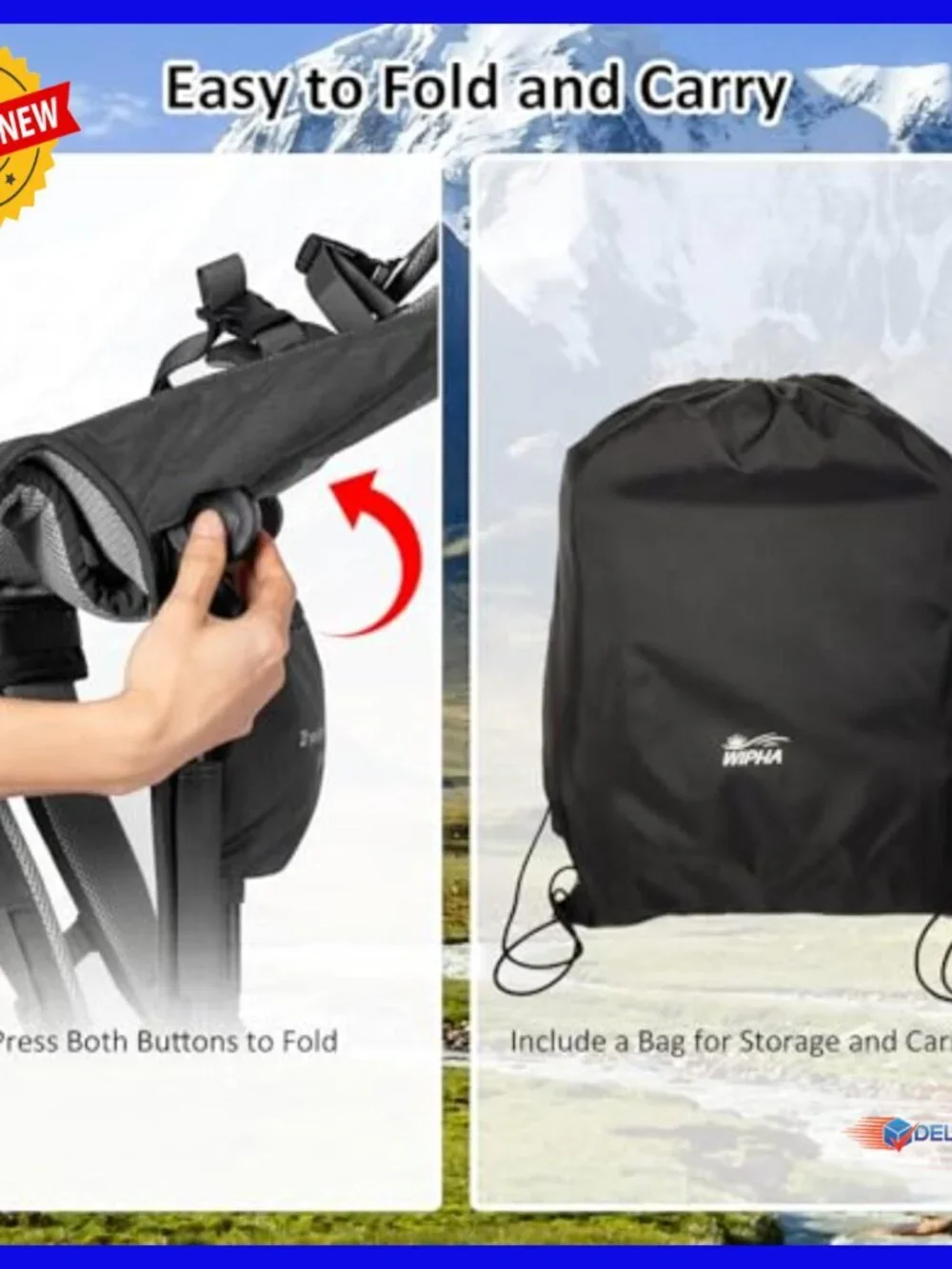 Lightweight Toddler Hiking Backpack Carrier with Sun Shade 6M-2Y